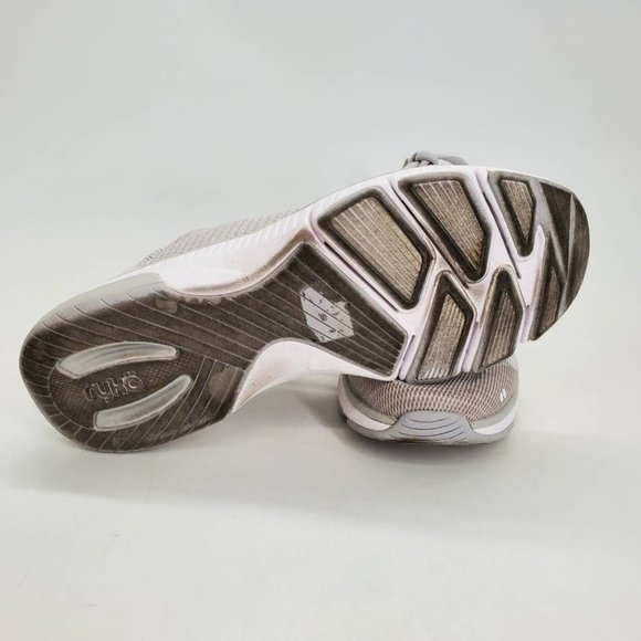 Ryka Womens Rythma Walking Shoes Gray Low Top Fabric Lace Up Arch Support 9.5M - Picture 4 of 10